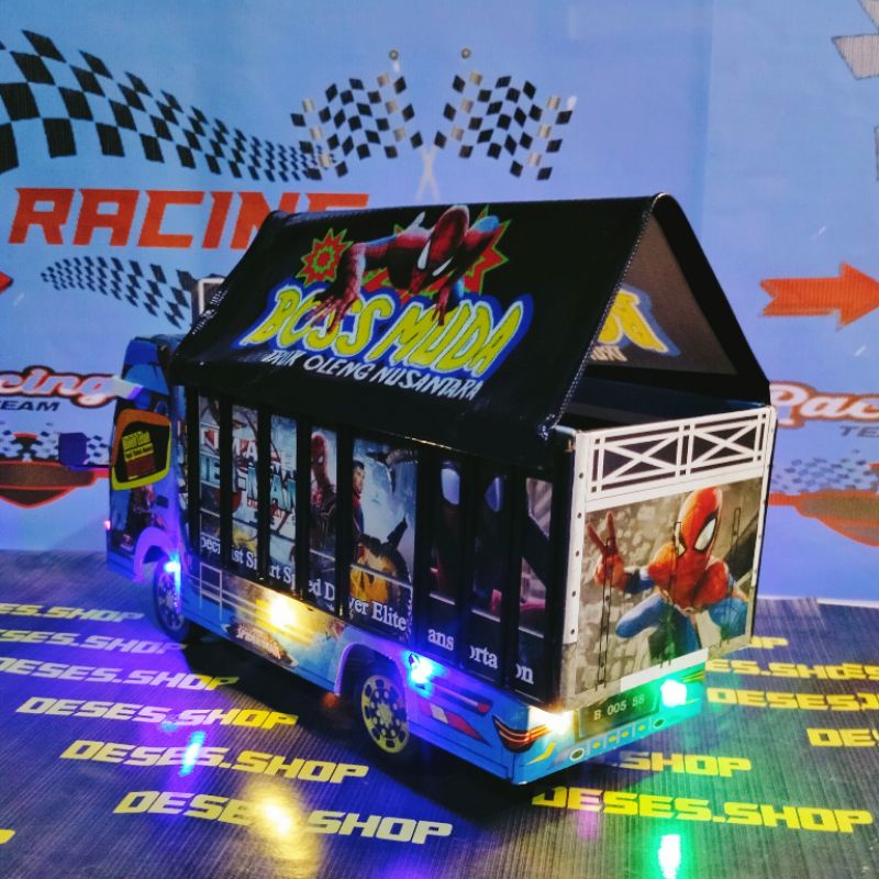 ( COD )truck oleng jumbo P42cm BISA CUSTOM FOTO DAN NAMA DI PINTU BELAKANG