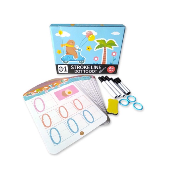 Jual Stroke Line Dot to Dot // Finger Fun Dot to Dot // Point Drawing ...