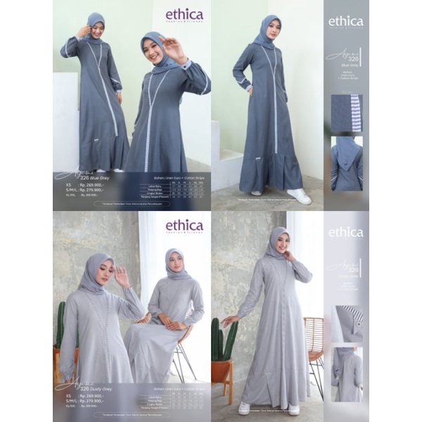 ETHICA AYUMI 326 (DUSTY GREY, BLUE GREY)