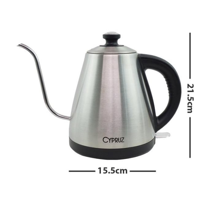 Cypruz TL-0201 Teko Leher Angsa Stainless 1 Liter + Thermometer