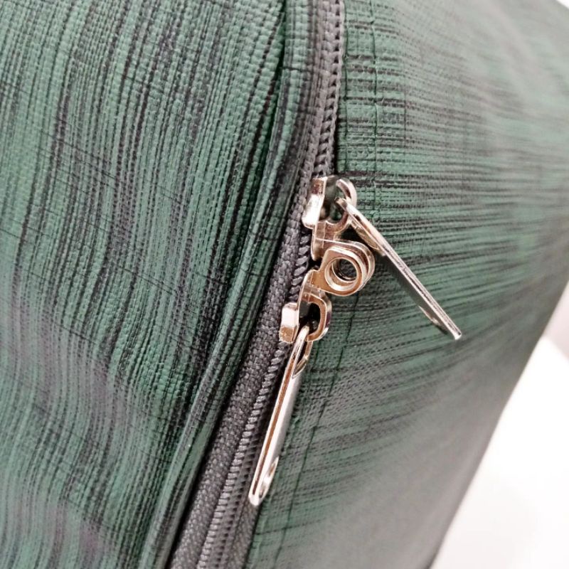TRAVEL BAG JUMBO TAS JINJING WANITA WOODEN GREEN