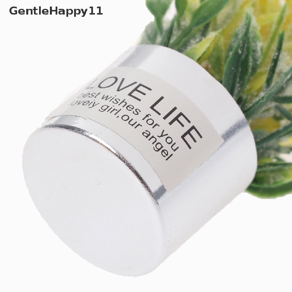 Gentlehappy 1: 12rumah Boneka Pot Besi Mini Lavender Pot Tanaman Dekorasi Taman Rumah id