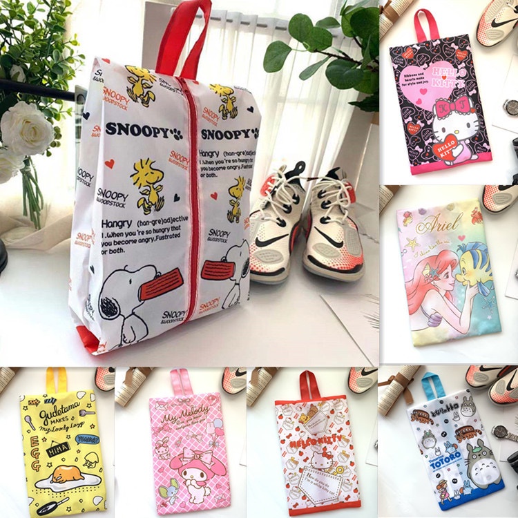 NAOMI - Kazumi Shoes Bag - Shoes Cover - Tas Sepatu Karakter Sanrio - Tas Ballet - Tas Sepatu Olahraga - Slipper Cover - Sandal Cover - Tas Sandal - Bungkus Sandal - Packaging Packing Peking Pembungkus - kresek Sandal Sepatu - Kantong Sandal