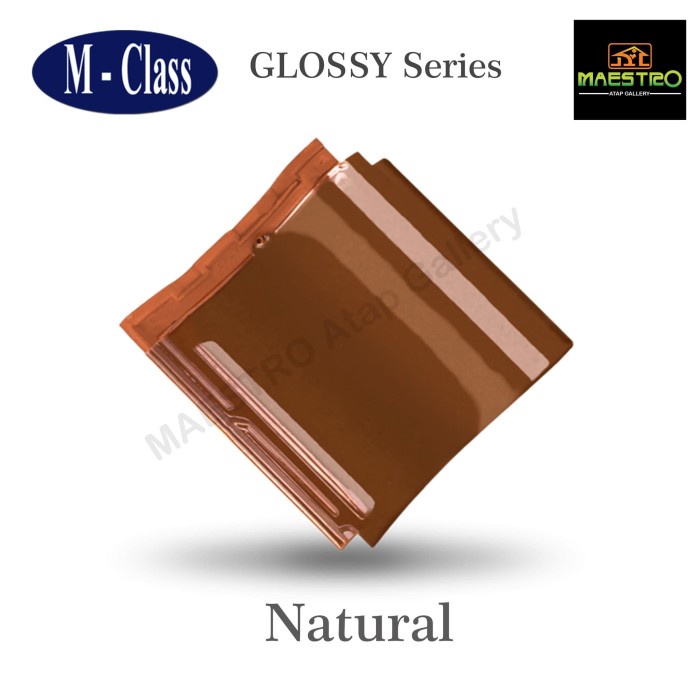 M-CLASS Genteng Keramik Glossy Natural kw1