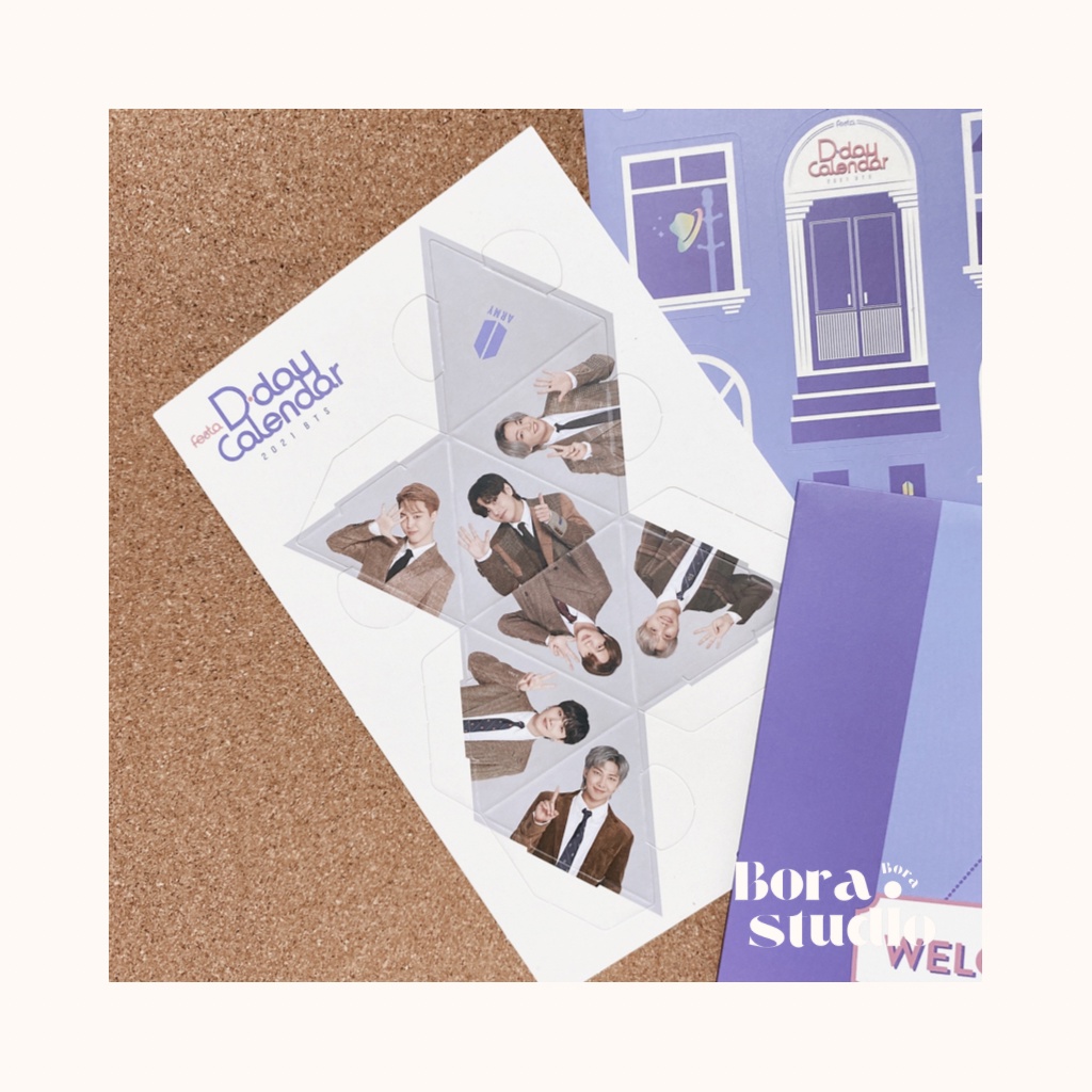 Official Welcome Kit BTS Festa D-DAY Calendar 2021