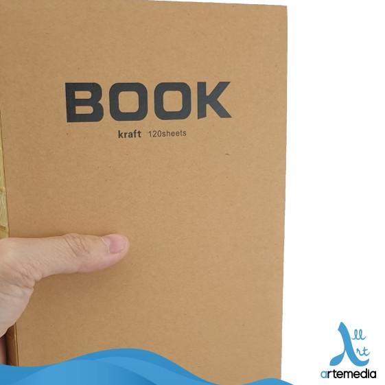 

POTENTATE Kraft paper book 210x142mm 120 sheets 100gsm