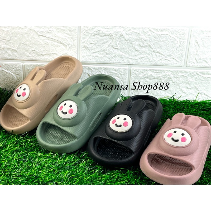 NEW BALACCA SANDAL SLOP ANAK PEREMPUAN TERBARU MOTIF KELINCI UK 24-29 BC-047