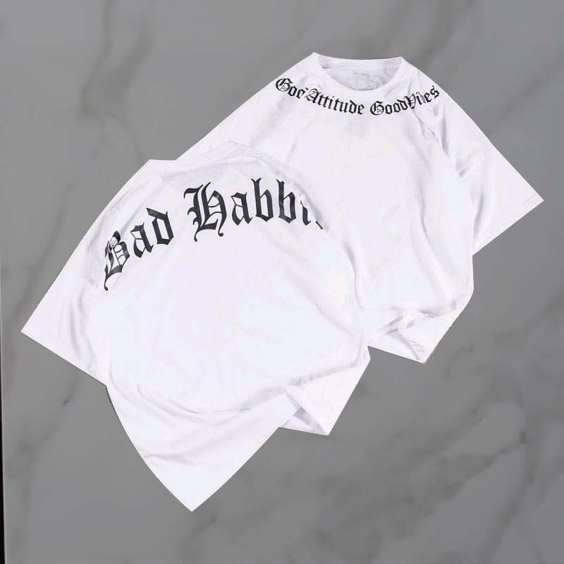 GSC - Baju KAOS OVERSIZE TRUTH VS LOVE / Kaos Oversize terbaru-bad font hitam