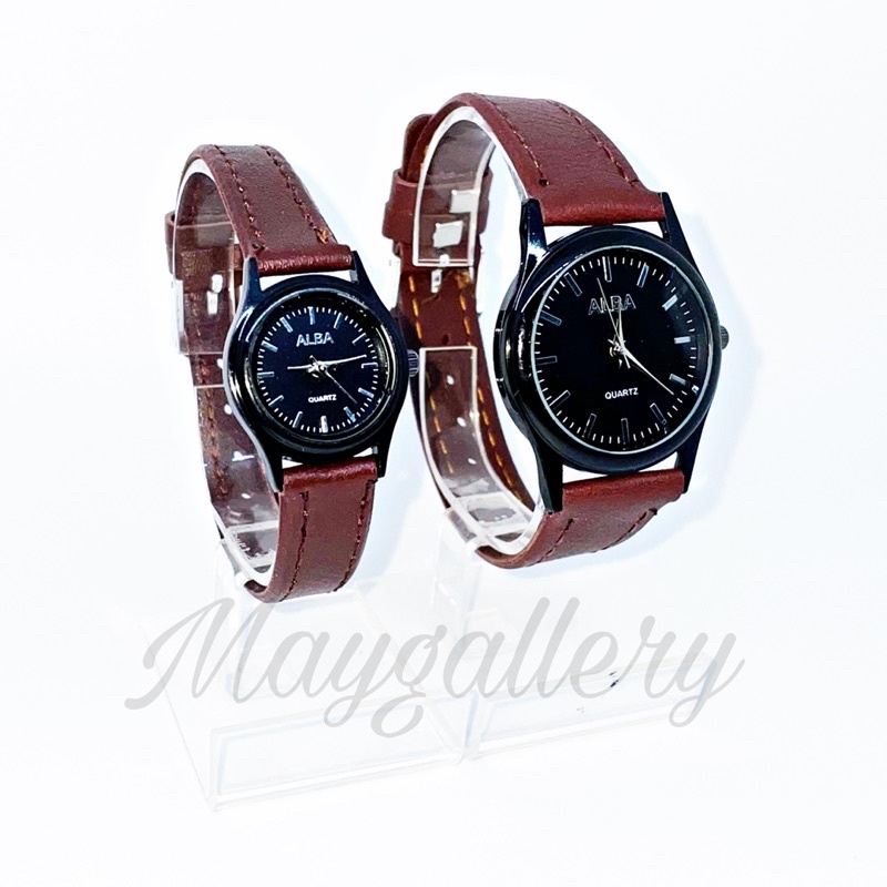 Jam Tangan Alba Couple (free gift)