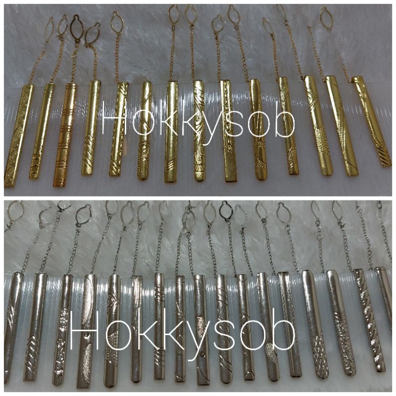 Box jepit dasi dan Jepit dasi gold silver paket klip dasi dan kotak