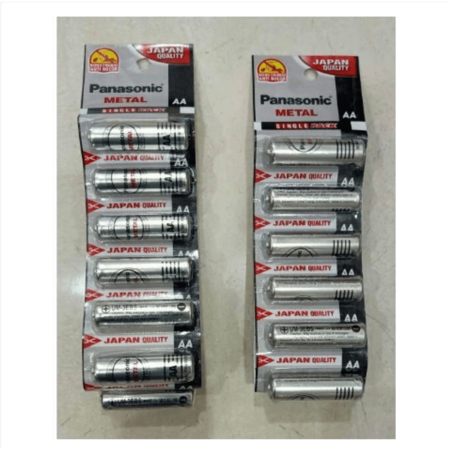 Baterai Batrai Batre Battery Panasonic Metal AA A2 Japan Quality Baterai Jam Harga Per 1 Pcs