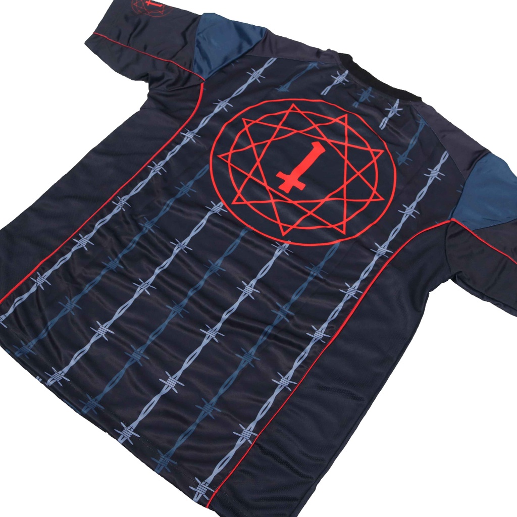 Heretic - NFL Jersey Shirt - Red Pentagram