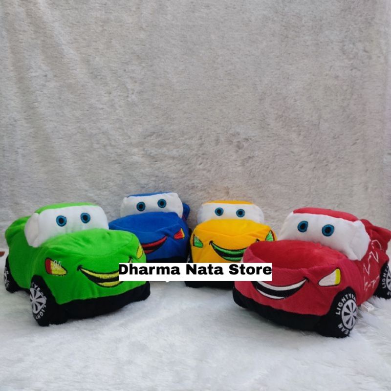 Boneka mobil cars McQueen ukuran 35cm High quality