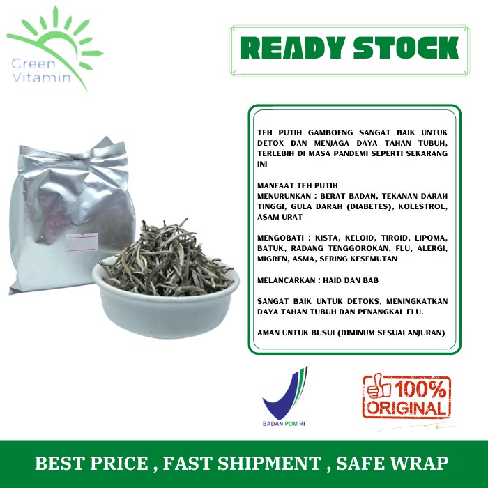 

REFILL GAMBOENG WHITE TEA 50GR
