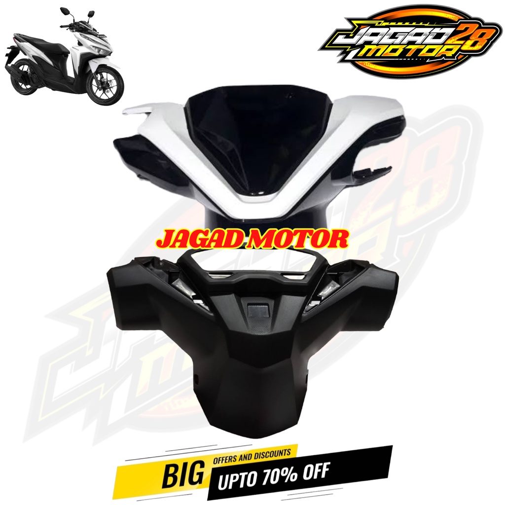 Batok Kepala Depan Honda Vario 125 150 New Led 2018 2019 2020 2021 Putih / Batok Kepala Totok Depan Belakang Honda Vario 150 125 New Led 2018 2019 2020 2021 Putih