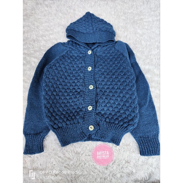 Atasan sweater blader bayi rajut premium