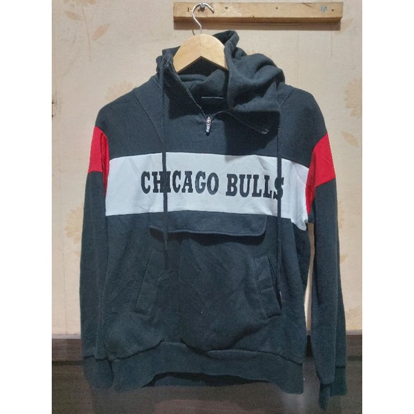 jaket hoodie chicago bulls nba original