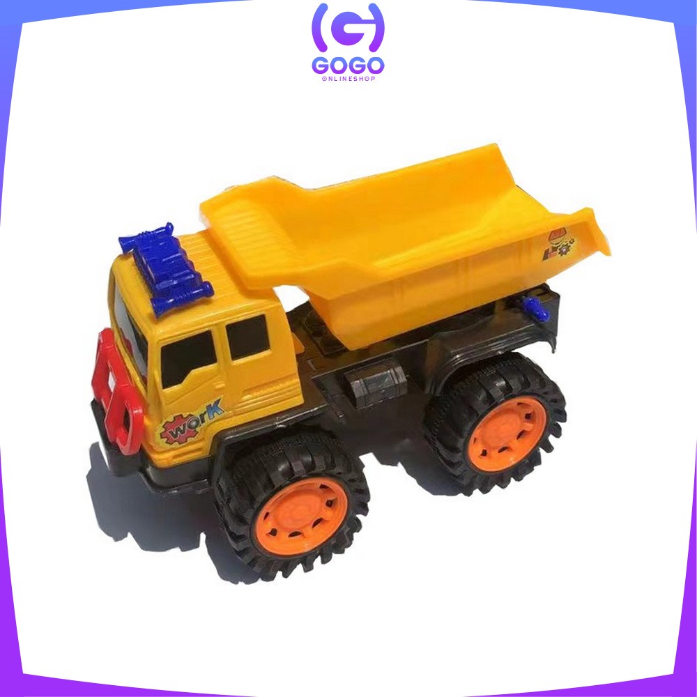 GOGO-M188 Mainan Anak Mobil Mobilan Truk Besar Mainan Truk Pasir Dump Truck / Mobil Beko Excavator