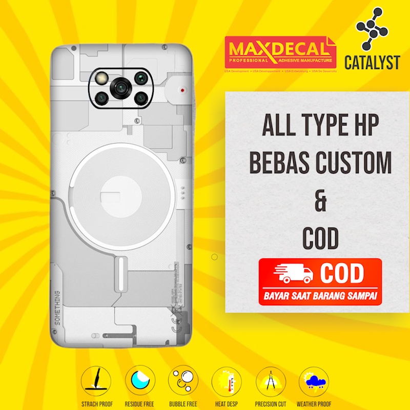 Garskin POCO X3 Nfc POCO X3 Pro Fullbody - Kode Nothing - Free Custom Skin Protector Case