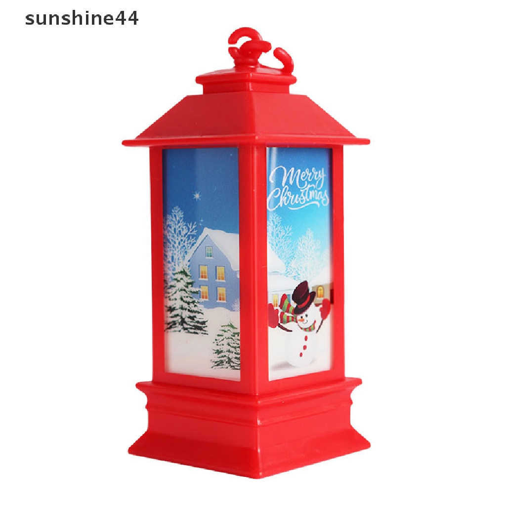 Sunshine Lampu Lentera LED Mini Portable Untuk Dekorasi Natal / Tahun Baru 2023