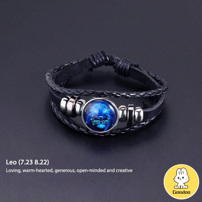 Gelang konstelasi Gelang Zodiak Import Gelang Manik-manik Batu -Doo