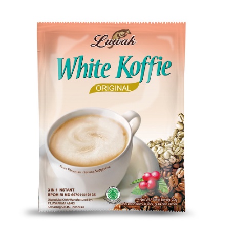 KOPI LUWAK WHITE KOFFIE 1 RENCENG ISI 10 PCS