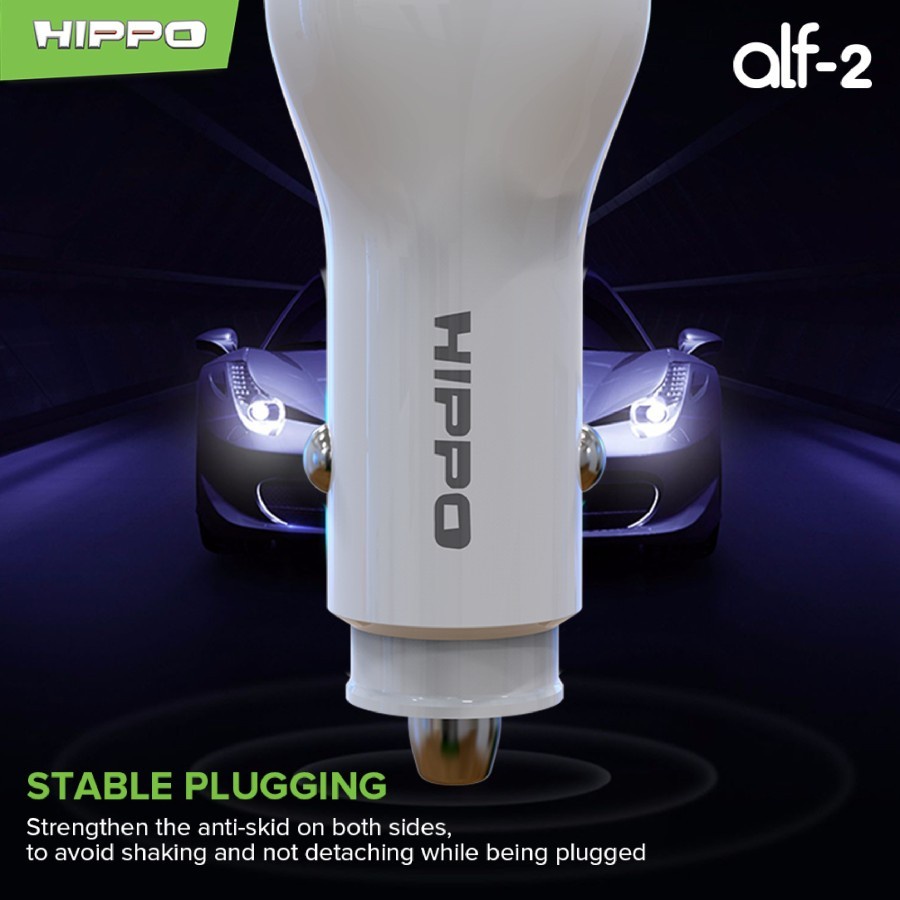 Hippo Car Charger Mobil ALF 2 Dual USB 2.4A Simple Pack