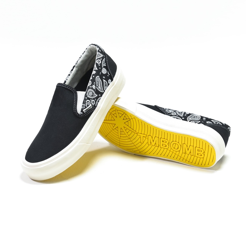 SEPATU TIMEBOMB VULCANIZED | SLIP ON BNN SP | PAISLEY