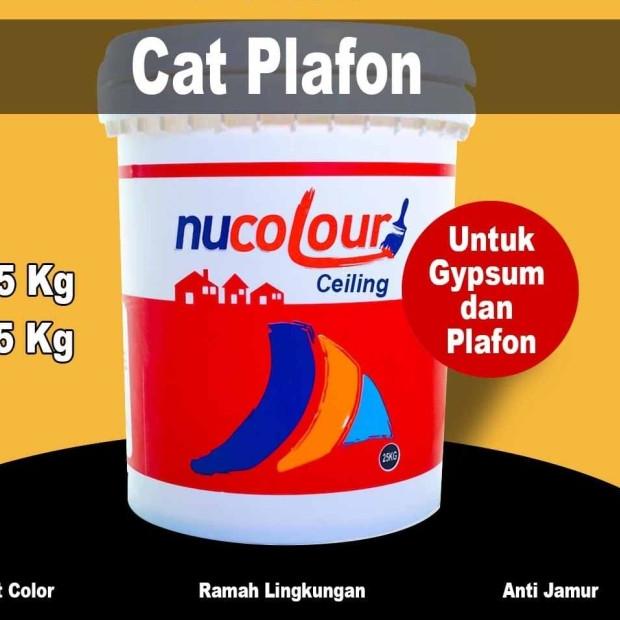 Cat Plafon Nucolour ceiling 5 kg - cat gipsum putih