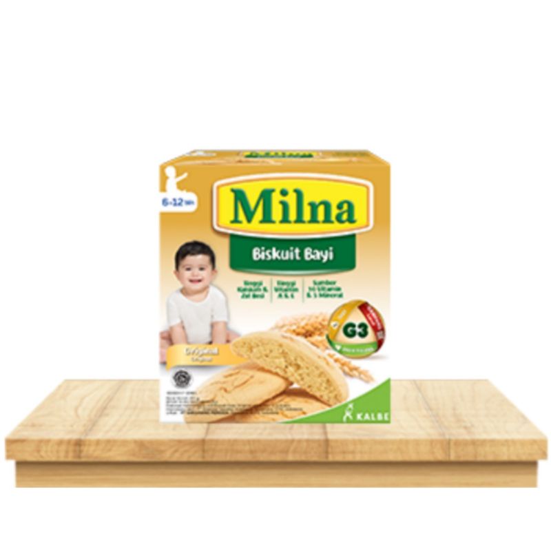 Milna Biskuit Bayi Finger 52gr - Biskuit Bayi Usia 8-12 Bulan