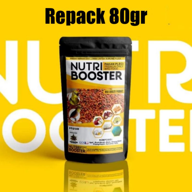 Nutribooster 80gr | Pakan Pur Voer Nutribooster Nutri Booster Burung Pleci Nutribird