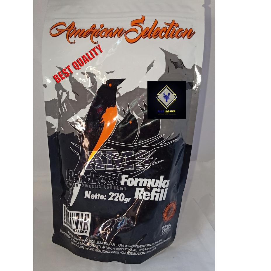 ¢ (terlaris) AMS HF Handfeed lolohan 220 gram cindil murai, trucukan, kacer, cucak ijo, tanpa kroto 