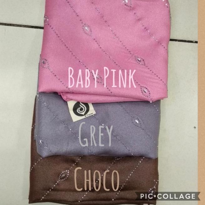 hijab segi 4 payet glow/hijab pesta/hijab sinar payet - Coksu, 120 cm ×120 cm