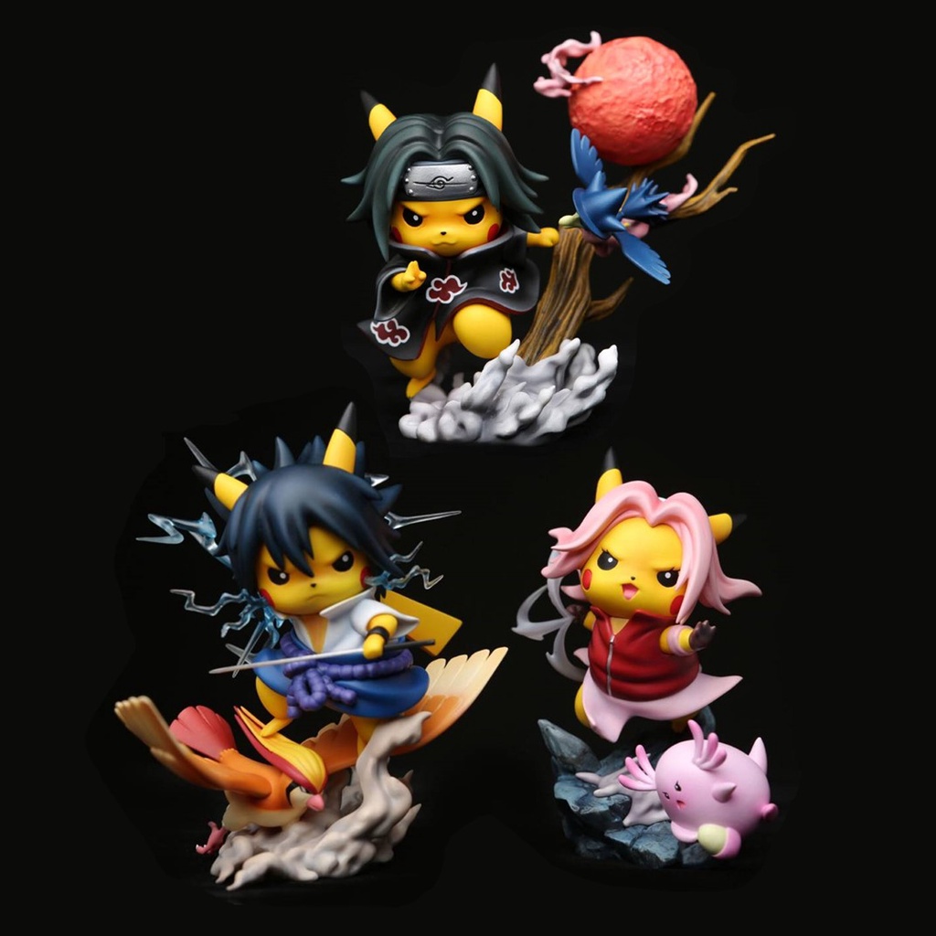 Mainan Action Figure Anime Pokemon Pikachu One Piece Naruto Dragon Ball Untuk Anak