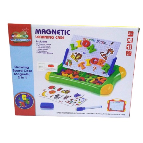 

Dijual Mainan Edukasi Magnetic Learning Case - Papan tulis Magnetic 2 in 1 Berkualitas