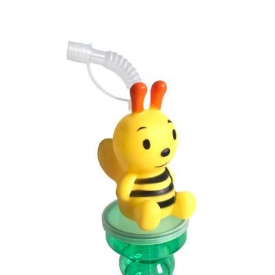 Murah Botol Minum Anak Kepala Karakter Dino + Sedotan / Botol Lucu Viral 500ml