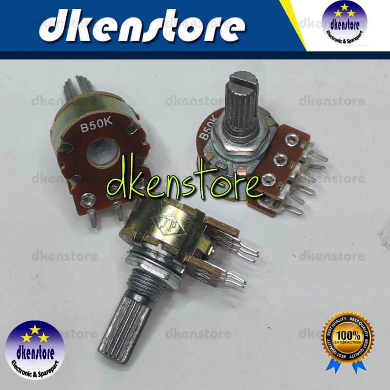 Potensio Stereo 100K potensiometer 100 K ohm murah