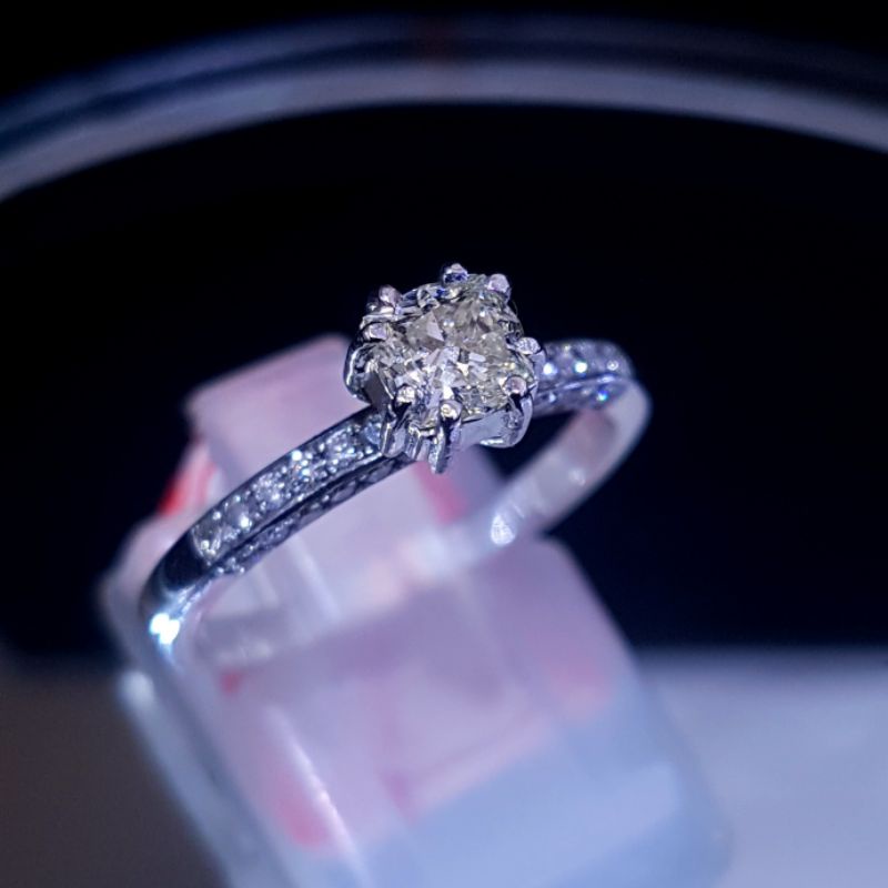 Cincin Solitaire Fashion Whitegold 18K