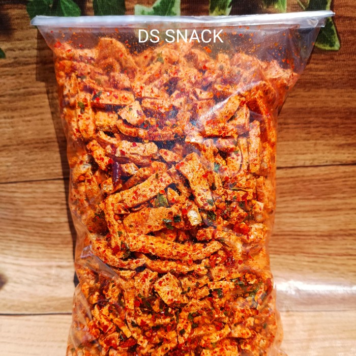 

BASRENG STIK 500G / BASRENG PEDAS CIKRUH / BASRENG PEDAS DAUN JERUK - pedas nendang, 500Gram