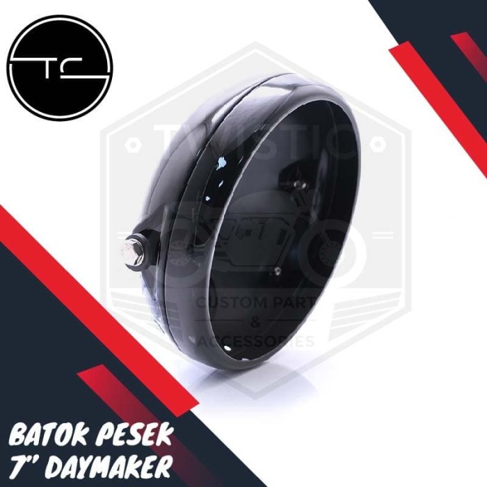 Cover Batok Pesek Lampu Daymaker 7 inch Motor Custom