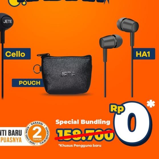 [Bundling] Headset JETE Cello + Pouch Headset + Headset JETE HA1