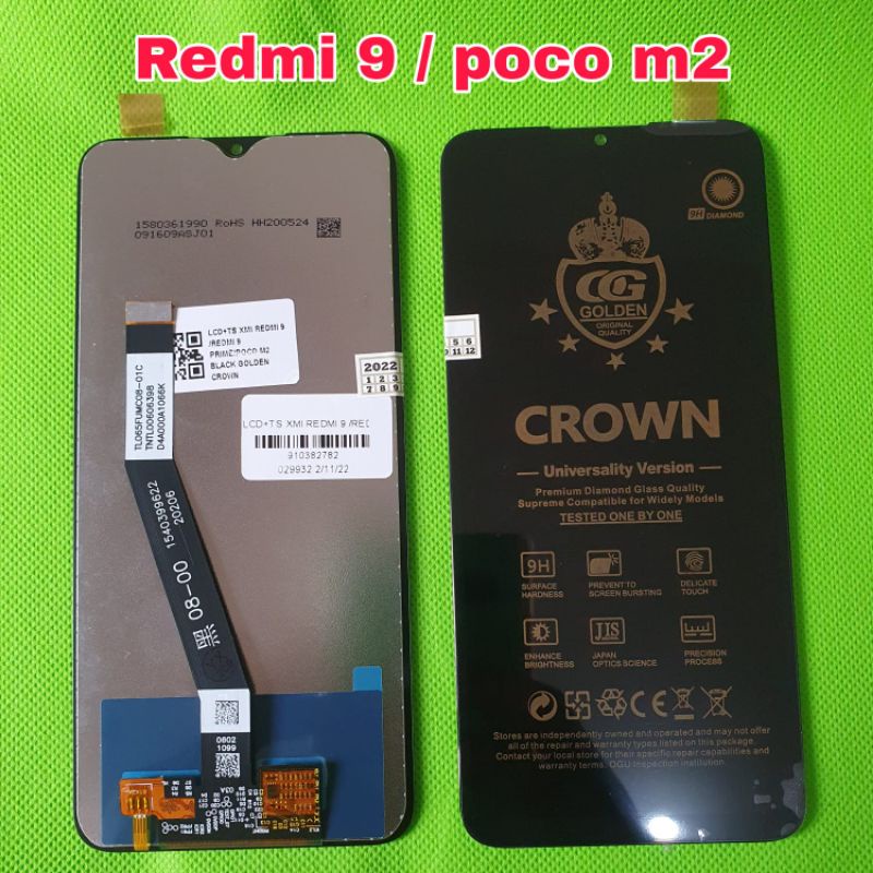 lcd ts xiaomi redmi 9 / poco m2 fullset lcd touchscreen