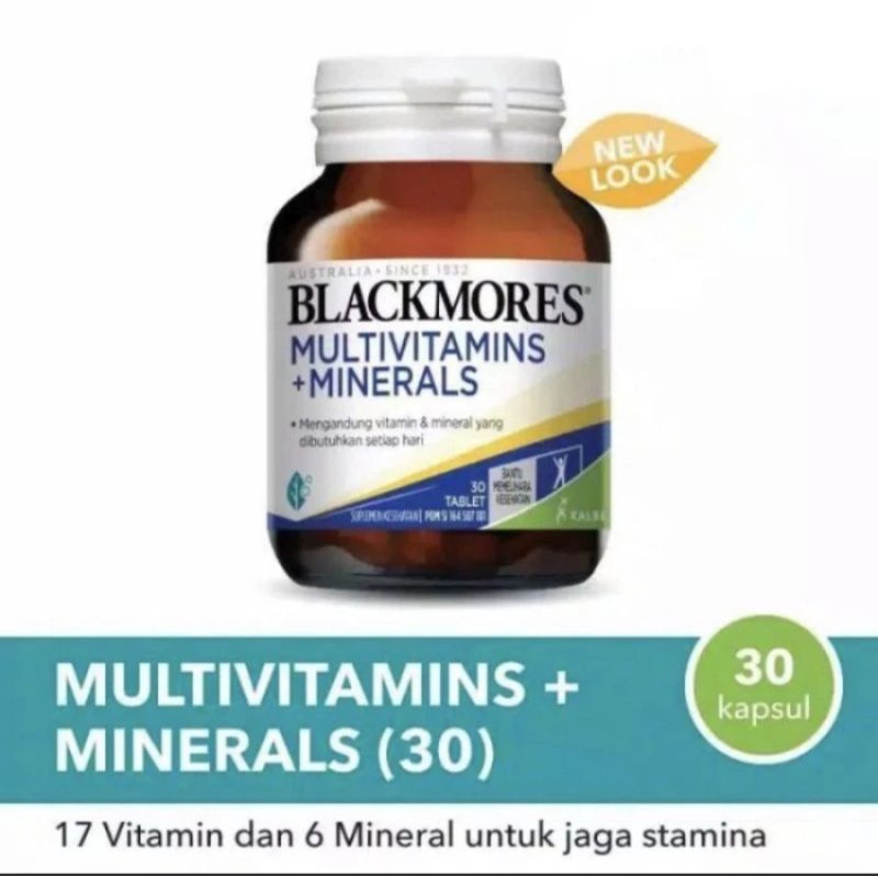 Blackmores multivitamin minerals 30