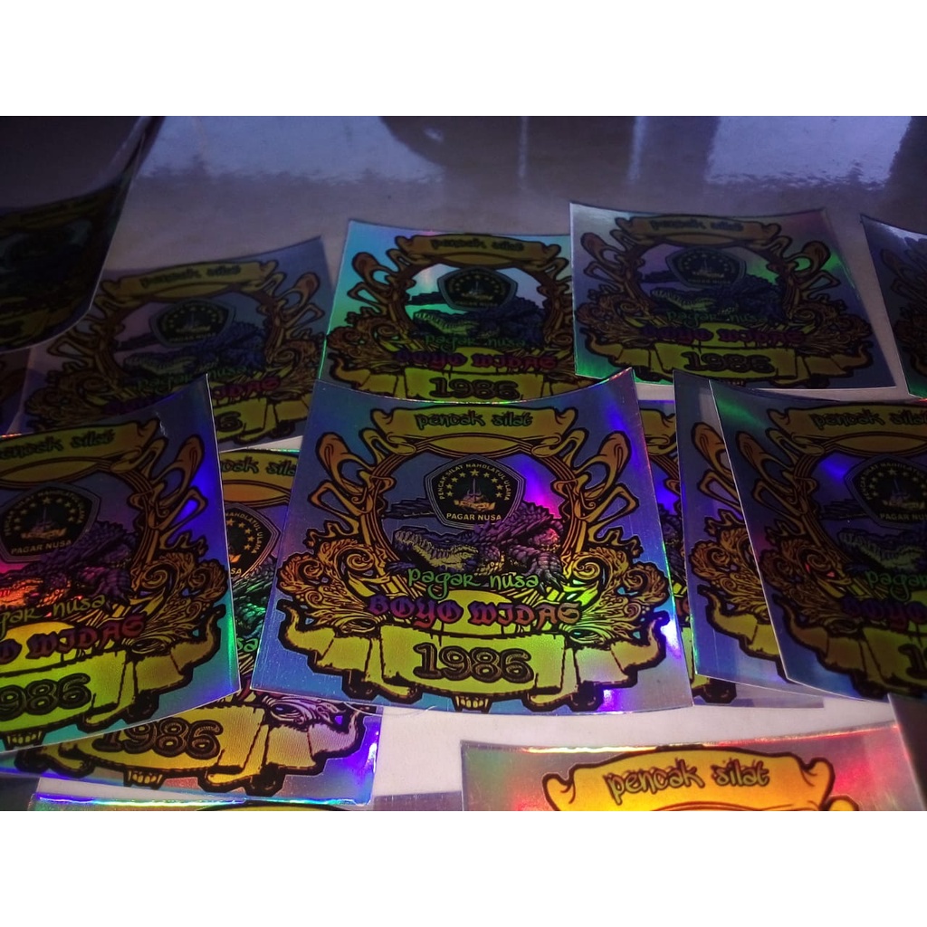 

stiker PN hologram printting stiker pagar nusa