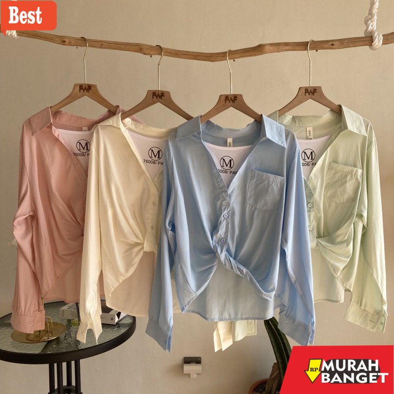 atasan wanita terbaru 2022 Mira Blouse / Baju Atasan Wanita Import
