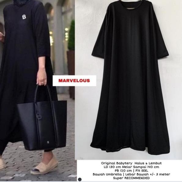 army black long tunik jumbo longtunik kaos jumbo simple - Hitam