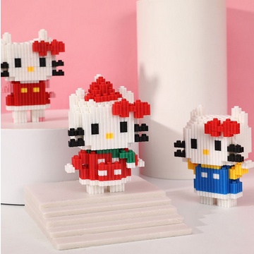 Nano Block Cartoon building block kartun mainan edukasi anak set hadiah dan pajangan