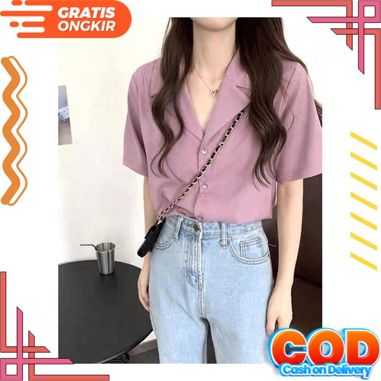 Blouse Size 5L 3Xl 2Xl Xl L M S - Atasan Wanita Jumbo - Blus Jumbo - Atasan Korean Style - Blouse Ju