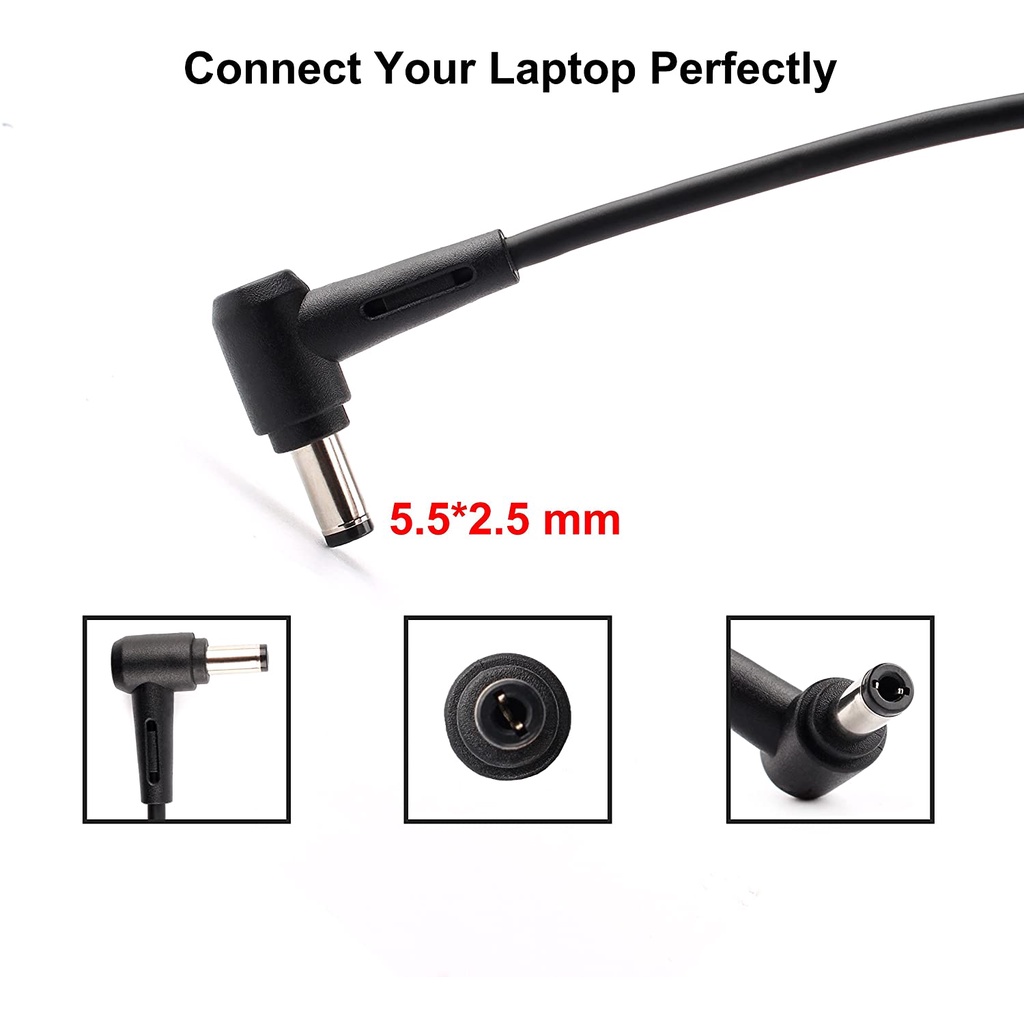 Charger Laptop Asus V300 V300CA V400 V400CA V450C V500 V500CA Adaptor Asus 19V 3.42A 65W