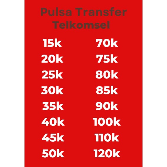 Pulsa Transfer Telkomsel